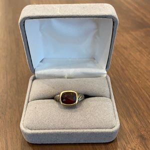 David Yurman Garnet Stone Ring